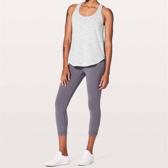 Lululemon Free To Be Serene Medium Support Tank 2 In 1 tank and sports bra Sz 4 - Picture 1 of 9